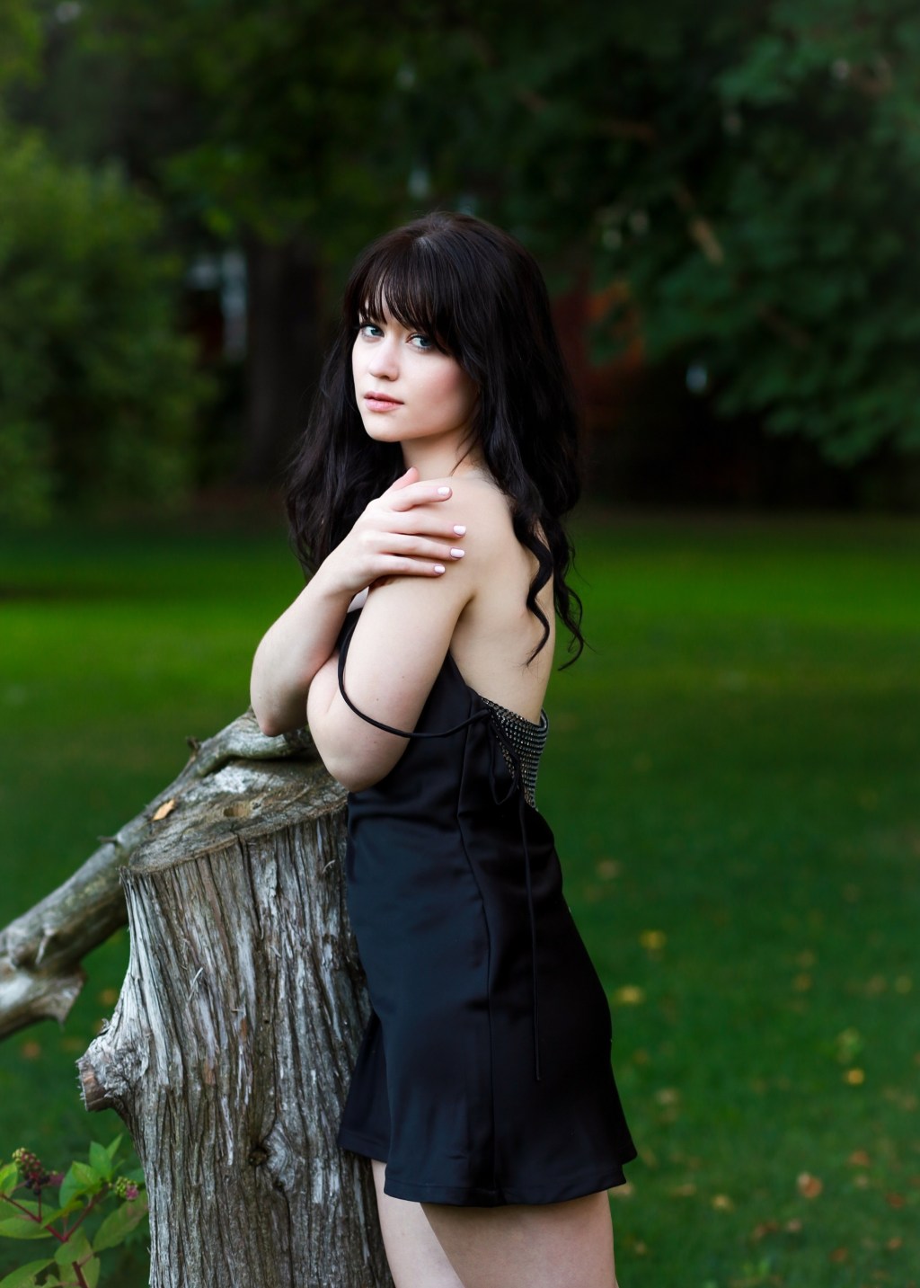 The Little Black Slip Dress